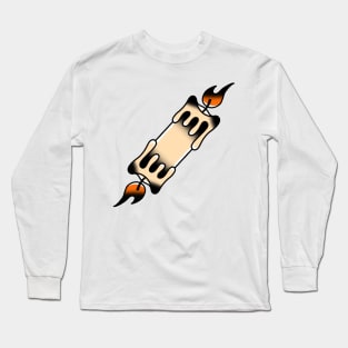 Burning The Candle At Both Ends Long Sleeve T-Shirt